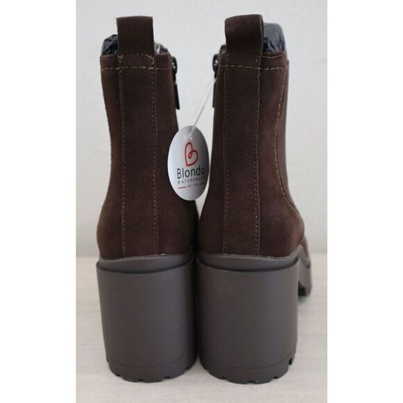 Blondo RAQU01SD-205 Women's Sz 6.5M Brown Suede Raquel Waterproof Boots - Picture 2 of 16